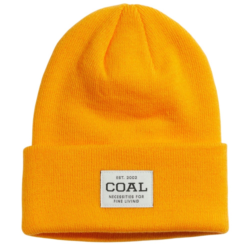 Coal Uniform Tall Cuff Beanie Golden Rod